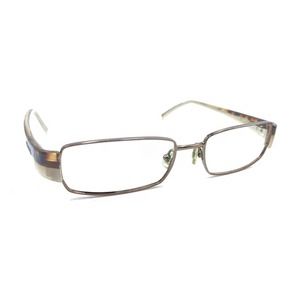 Prada VPR 73H 766-1O1 Brown Beige Eyeglasses Frames 50-16 135 Italy Designer